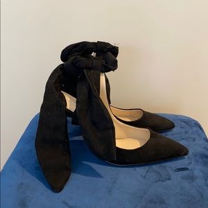 ZARA Anle-Tie Heels